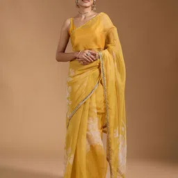 all about you Floral Mirror Work Saree-image-14