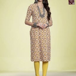 Moda Rapido Pack Of 2 Printed Kurtas-picture-0