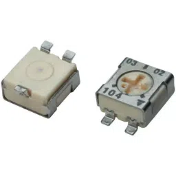 Vishay Surface Mount Trimmer Potentiometer 250 mW Power 20 kΩ Gull Wing Terminal, TS53YL203MR10 (Pack of 500 Pcs)-image-98
