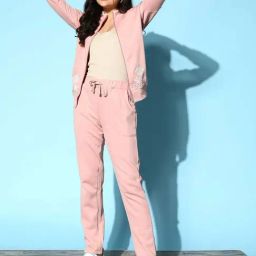 Sweet Dreams Pink Printed Track Suit-image-52