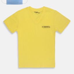 Lil Tomatoes Boys Set Of 2 Solid Round Neck T-shirt-55