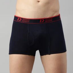 Dixcy Scott Originals Navy Cotton Regular Fit Trunks-image-38