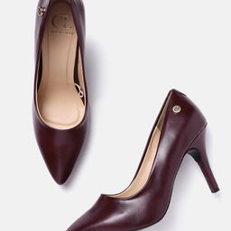 Carlton London Formal Solid Slim Heeled Pumps-33