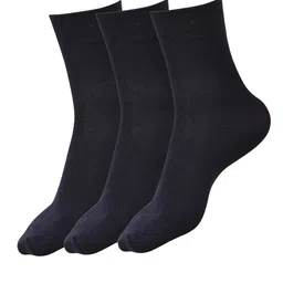 Dollar Socks Kids Pack Of 3 Cotton Calf-Length School Socks-50