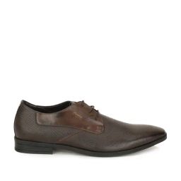 Bata Men's Brown Derby Shoes-picture-45