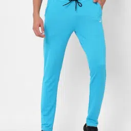 Fitz Turquoise Blue Slim Fit Trackpants-image-26