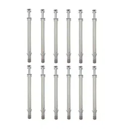 GENERIC 10x160 mm Frame Fixing Anchor with Screw Wall Plug (Set of 12 Pcs) image 1