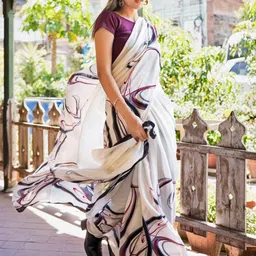 BAESD Printed Pure Georgette Saree-picture-20