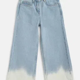 Tales & Stories Kids Light Blue Solid Jeans-picture-8