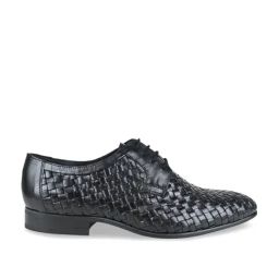 Imperio by Regal Men's Black Derby Shoes-image-49
