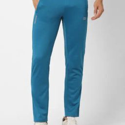Peter England Casuals Blue Regular Fit Trackpants-picture-9