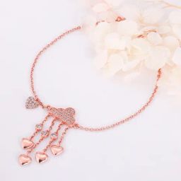 GIVA Love is EveryWhere 92.5 Sterling Silver Cloud of Love Bracelet for Women & Girls-image-8