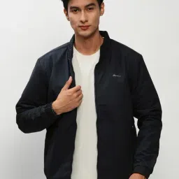 showoffff SHOWOFF Navy Blue Slim Fit Jacket-picture-16