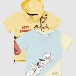 Juniors by Lifestyle Boys Pack of 2 Disney Printed T-shirts-4