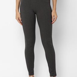 Allen Solly Woman Women Grey Regular Trousers-picture-39