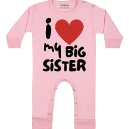 Arvesa I love My Big Sister Printed Bodysuit-image-57