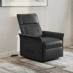 Godrej Interio Elbe Fabric Powered Recliner Finish Color - Black, Knock Down-59