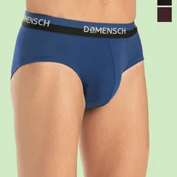 DAMENSCH Pack Of 3 Feel-Mint Mid-Rise Basic Briefs BR1048-MX1959-picture-45