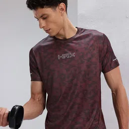 HRX by Hrithik Roshan Men Printed Rapid-Dry Training T-shirt-picture-18