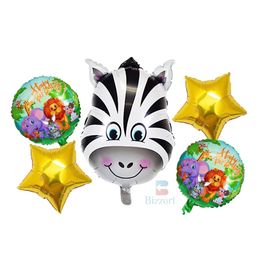Bubble Trouble Animal Jungle Theme Party Combo - Pack of 5-image-64