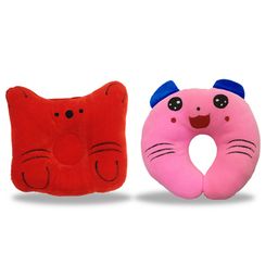 Chinmay Kids Cotton Toons & Characters Baby Pillow Pack of 2  Orange, New Pink-image-83