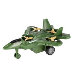 New PinchABS Plastic Diecast Military Airplane Aircraft Inertia Powered Warplane with Rotating Fan-Pack of 1 random color dispatch-24