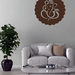 DEKORSTATION Brown Wood Contemporary Spherical Shaped Wall Lamp-image-15