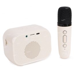 Toysire Speaker Karaoke Machine with Handheld Mics,Learning Toy with Voice Recording, Bluetooth and USB, Birthday Gift image 2
