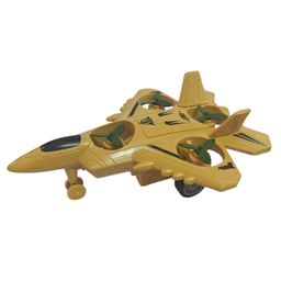 new pinch New PinchABS Plastic Diecast Military Airplane Aircraft Inertia Powered Warplane with Rotating Fan-Pack of 1 random color dispatch image 2