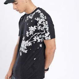 glitchez Relaxed Floral Printed T-shirt-image-51