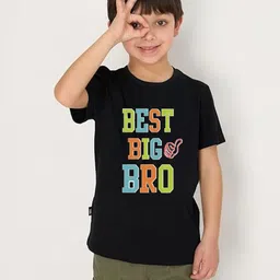BAESD Kids Typography Printed T-shirt-image-38