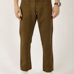 Thomas Scott Men Smart Easy Wash Cargos Trousers-image-34