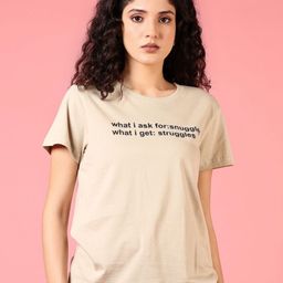 LIMEROAD Women Printed Extended Sleeves T-shirt-image-58