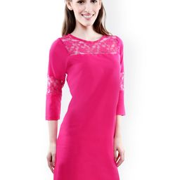 Miss Chase Pink Lace Sheath Dress-image-82
