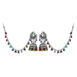 Mehpriye Contemporary Jhumkas Earrings-image-93