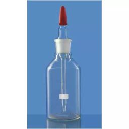 Almicro 125 ml Dropping Bottle Borosilicate Glass with Fitting Dropper & Tear-image-63