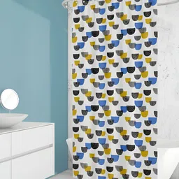 ArtzFolio Single Piece Waterproof Polyester Shower Curtain-32