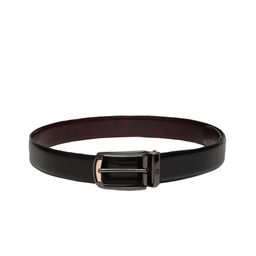 Louis Philippe Men Brown & Black Solid Reversible Leather Belt-picture-56