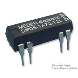 STANDEXMEDER RELAY, REED, SPDT, 100V, 0.2A, THT, DIP05-1C90-51D-25