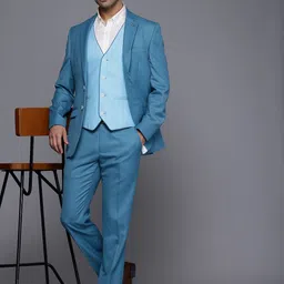 Raymond Contemporary Fit 3 Piece Party Suit-picture-10