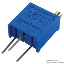 Bourns TRIMMER, POT, 47KOHM, 10%, 25TURN, TH Model No - 3296Y-1-473LF-image-86