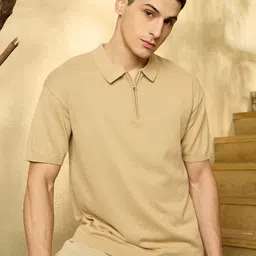 DENNISON Men Polo Collar Drop-Shoulder Sleeves Stretchex Pockets T-shirt-image-38