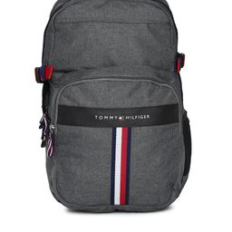 Tommy Hilfiger Unisex Grey Solid Backpack-1