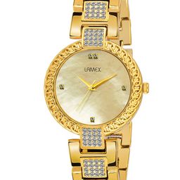 LAMEX Women Gold-Toned Analogue Watch KENIL DLX 18502 GOL-picture-42