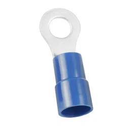 RS PRO Insulated Ring Terminal 5.3 mm Stud Size 1.5 mm² to 2.5 mm² Wire Size Blue, 1788639-picture-7