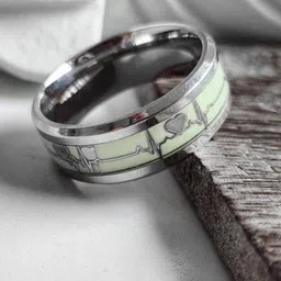 VIEN Silver-Plated Heartbeat Finger Ring-image-62