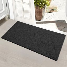 Myntra Elegant Homes Black Water-Absorbing Rectangular Large Doormat-26