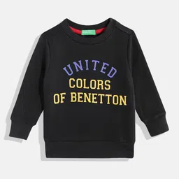 United Colors of Benetton Boys Brand Logo Print Sweatshirt-56