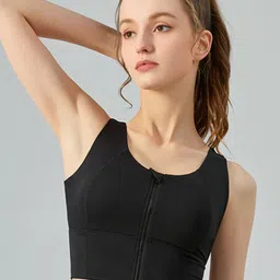 JC Collection Full Coverage Removable Padding Workout Bra With 360 Degree Support-15