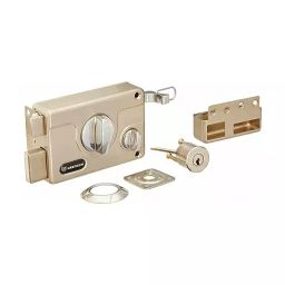 Harrison Shield Twin Bolt 80x120 mm Stainless Steel Door Rim Lock, 0576A-41
